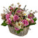 floral arrangement in a basket. Brazil